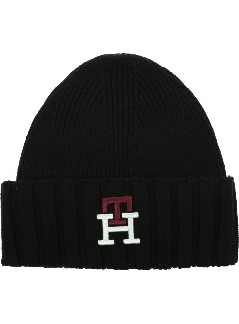 Czapka Zimowa TOMMY HILFIGER Th Prep Mono Beanie AM0AM10338 BDS