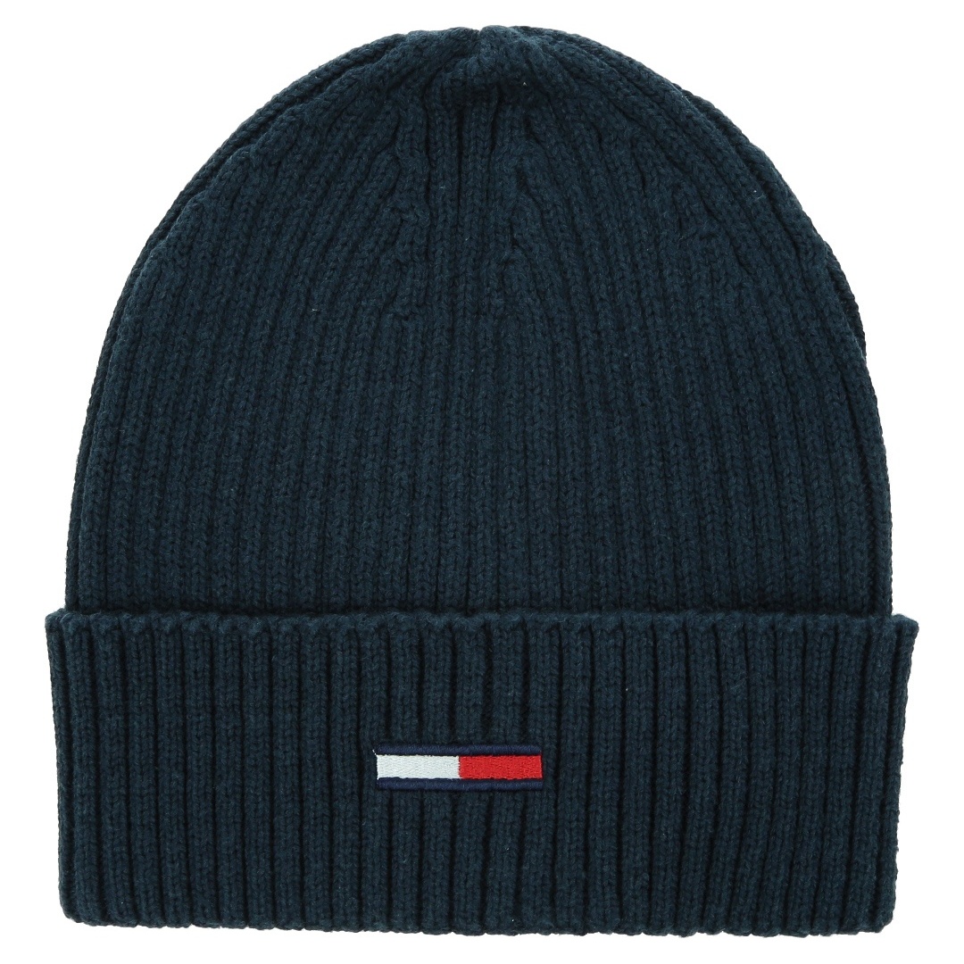 Czapka Zimowa TOMMY JEANS Tjm Flag Rib Beanie AM0AM10390 C87