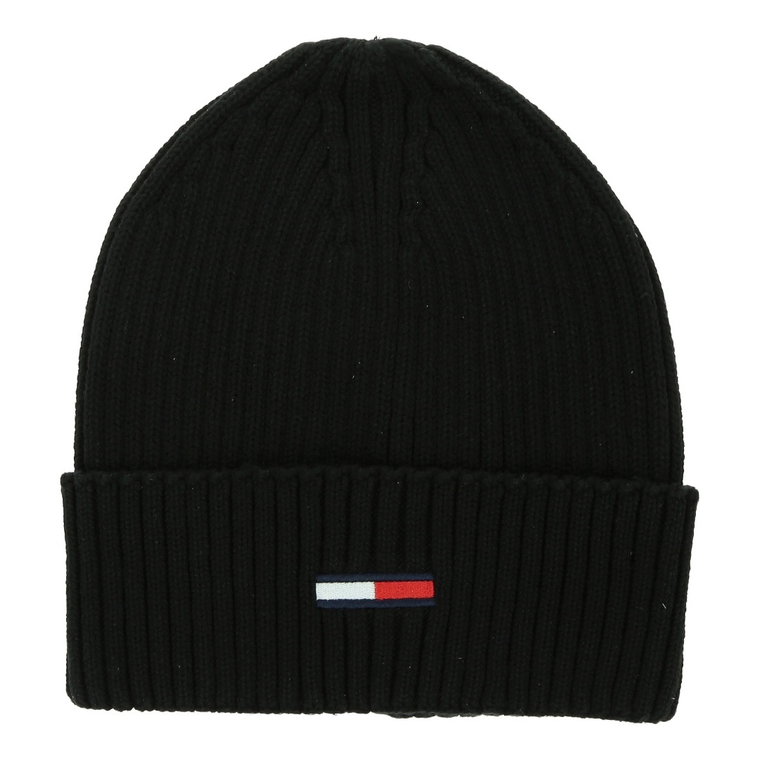 Czapka Zimowa TOMMY JEANS Tjm Flag Rib Beanie AM0AM10390 BDS