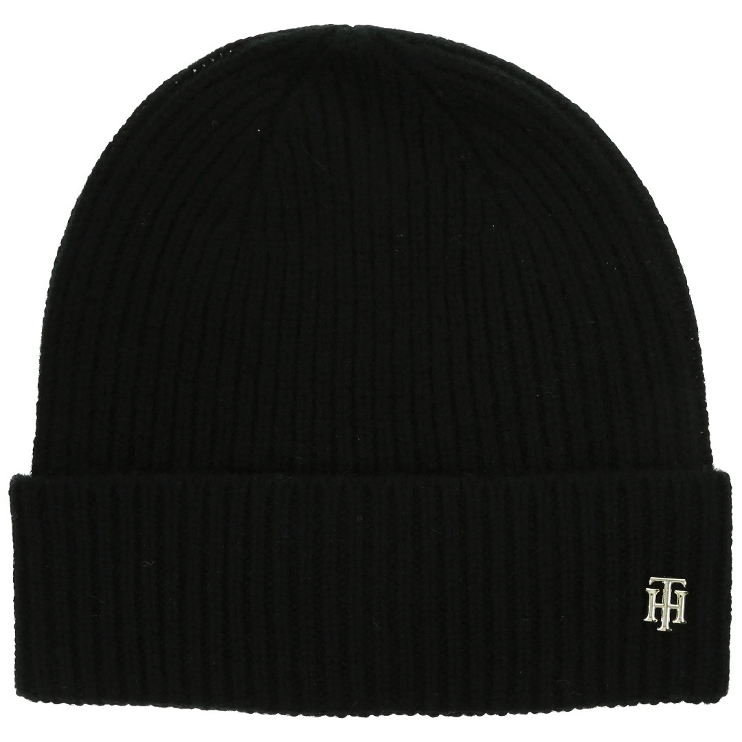 Czapka TOMMY HILFIGER Luxe Cashmere Beanie AW0AW13770 BDS