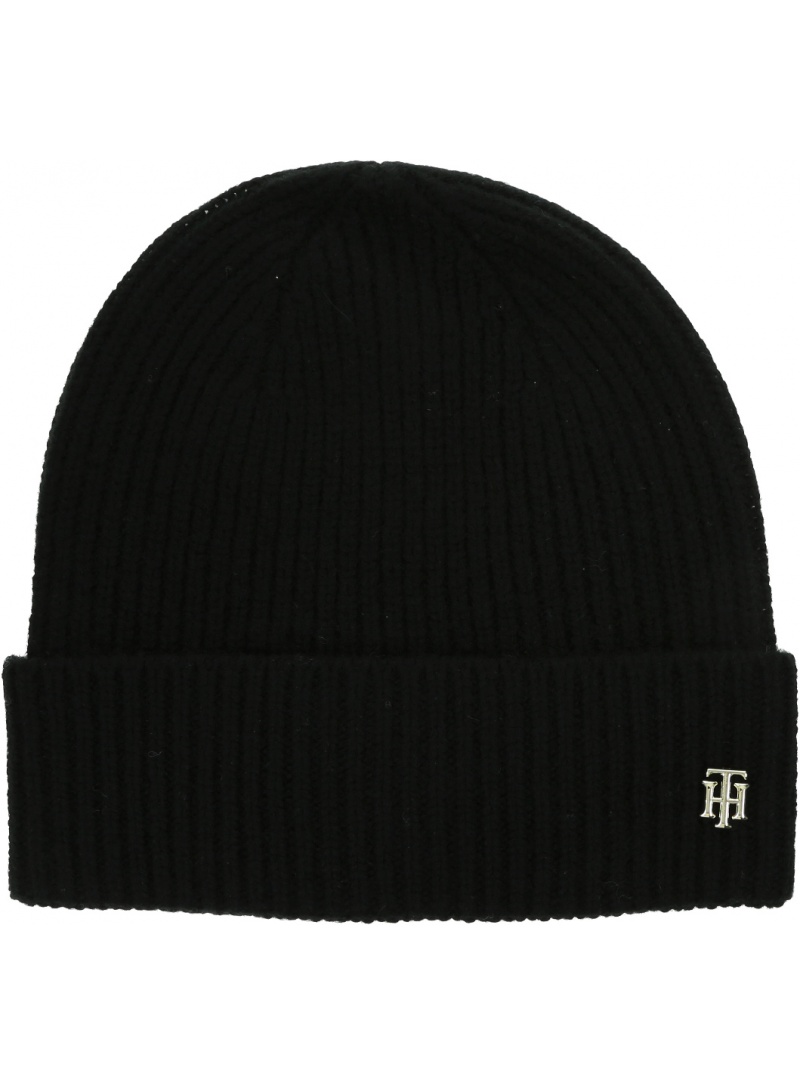 Czapka TOMMY HILFIGER Luxe Cashmere Beanie AW0AW13770 BDS