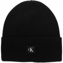 Czapka Zimowa CALVIN KLEIN Monologo Rubber Patch Beanie K50K509896 BDS