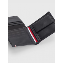 Portfel Męski TOMMY HILFIGER Th Central Cc Flap And Coin AM0AM10233 BDS
