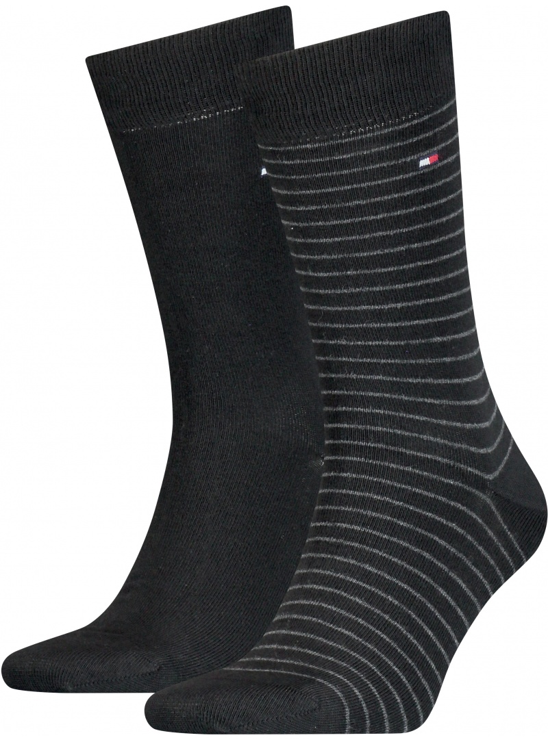 Skarpetki Męskie Tommy Hilfiger 100001496 200 Th Men Small Stripe Sock 2P