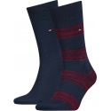 Skarpetki Męskie Tommy Hilfiger 342021001 084 Th Men Rugby Sock 2P