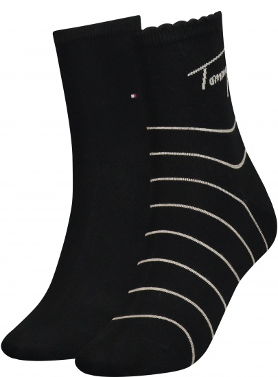 Skarpetki Damskie Tommy Hilfiger 701220252 002 Th Women Short Sock 2P