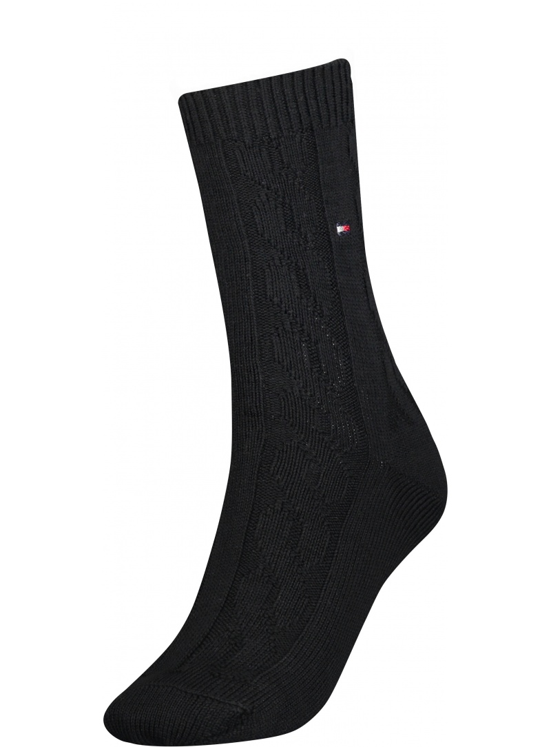 Skarpetki Damskie Tommy Hilfiger 701220259 004 Th Women Sock 1P Cable Wool