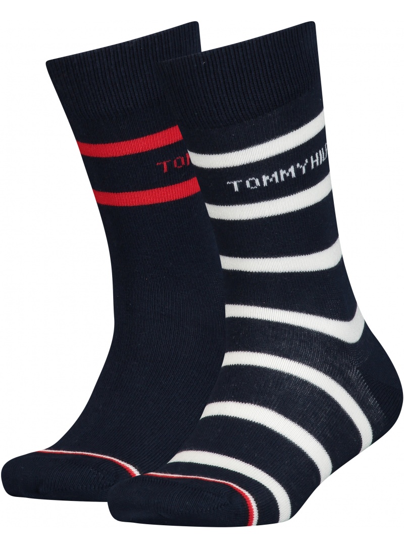Skarpetki Dziecięce Tommy Hilfiger 701220265 001 Th Kids Sock 2P Breton