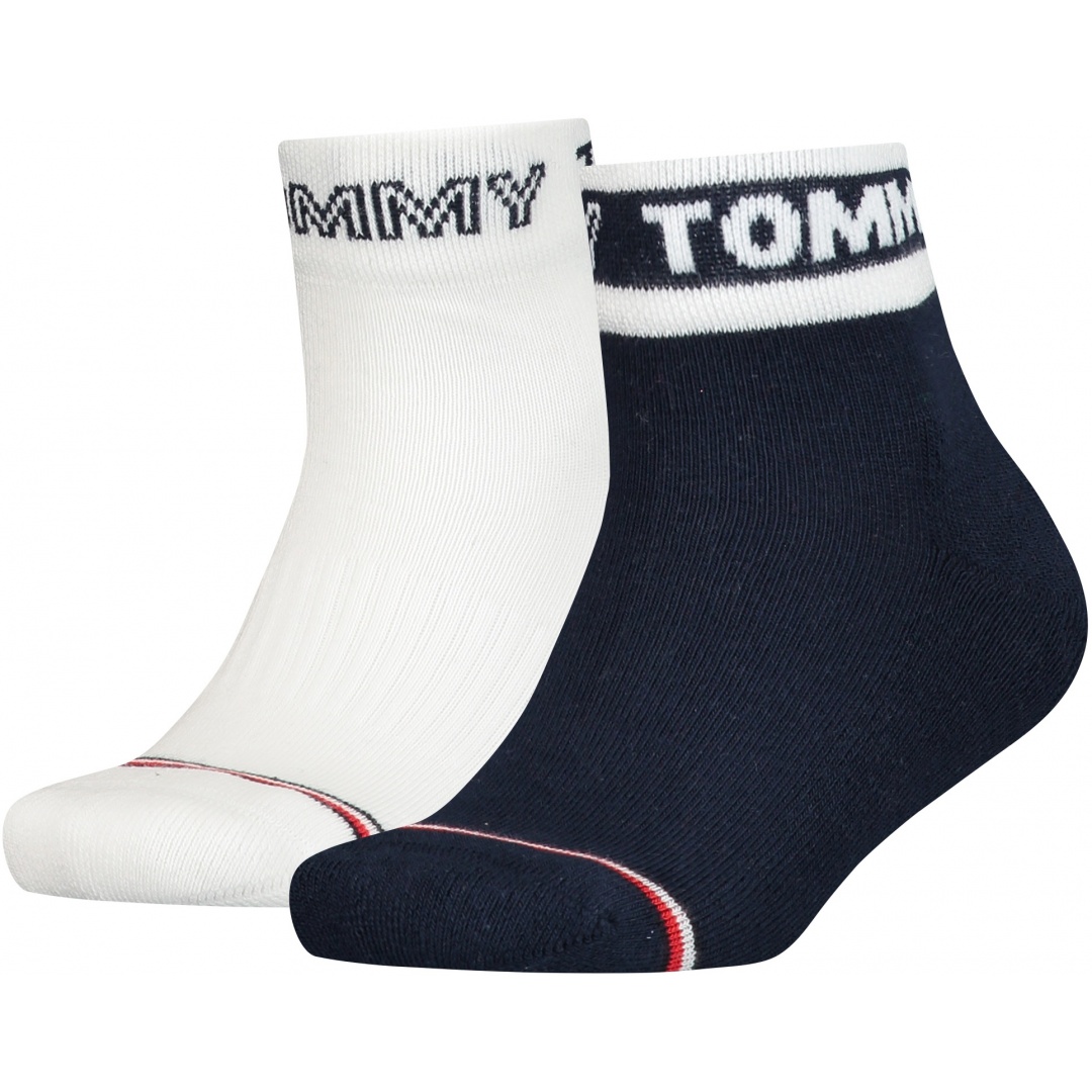 Skarpetki Dziecięce Tommy Hilfiger 701220270 001 Th Kids Quarter 2P Sport