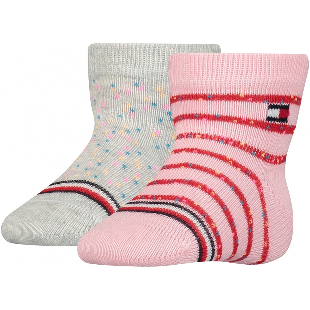 Skarpetki Niemowlęce Tommy Hilfiger 701220275 002 Th Baby Sock 2P Neppy