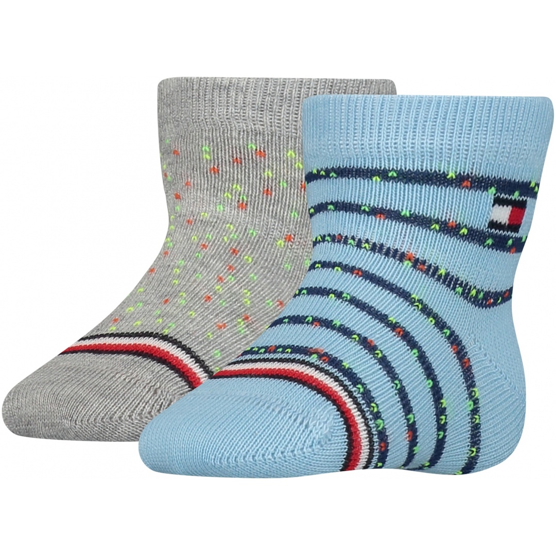 Skarpetki Niemowlęce Tommy Hilfiger 701220275 003 Th Baby Sock 2P Neppy