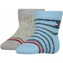 Socks Tommy Hilfiger 701220275 003 Th Baby Sock 2P Neppy Stripes 1
