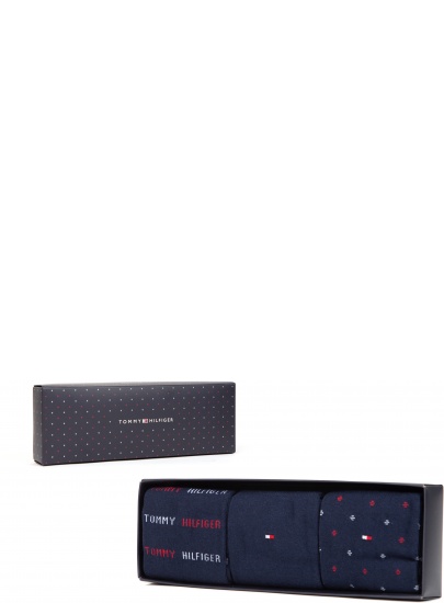 Zestaw Skarpetki Męskie Tommy Hilfiger 701220147 001 Th Men Sock 3P Giftbox