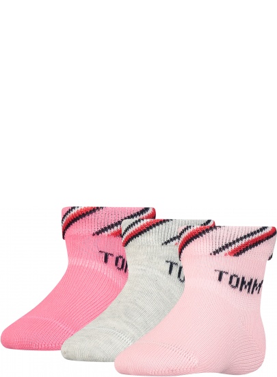 Zestaw Skarpetki Niemowlęce Tommy Hilfiger 701220277 002 Th Baby Sock 3P