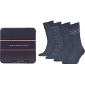 Zestaw Skarpetki Męskie Tommy Hilfiger 701220146 003 Th Men Sock 4P Tin