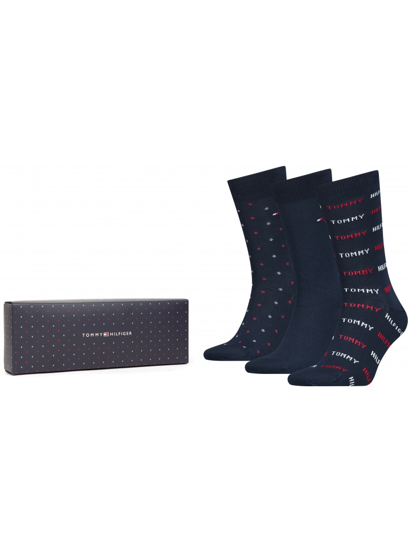 Socks Tommy Hilfiger 701220147 001 Th Men Sock 3P Giftbox