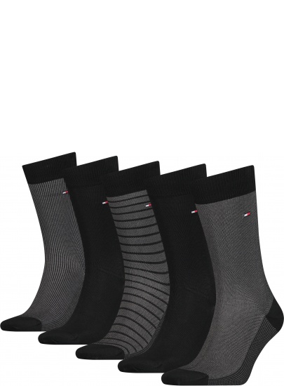 Zestaw Skarpetki Męskie Tommy Hilfiger 701220144 002 Th Men Sock 5P