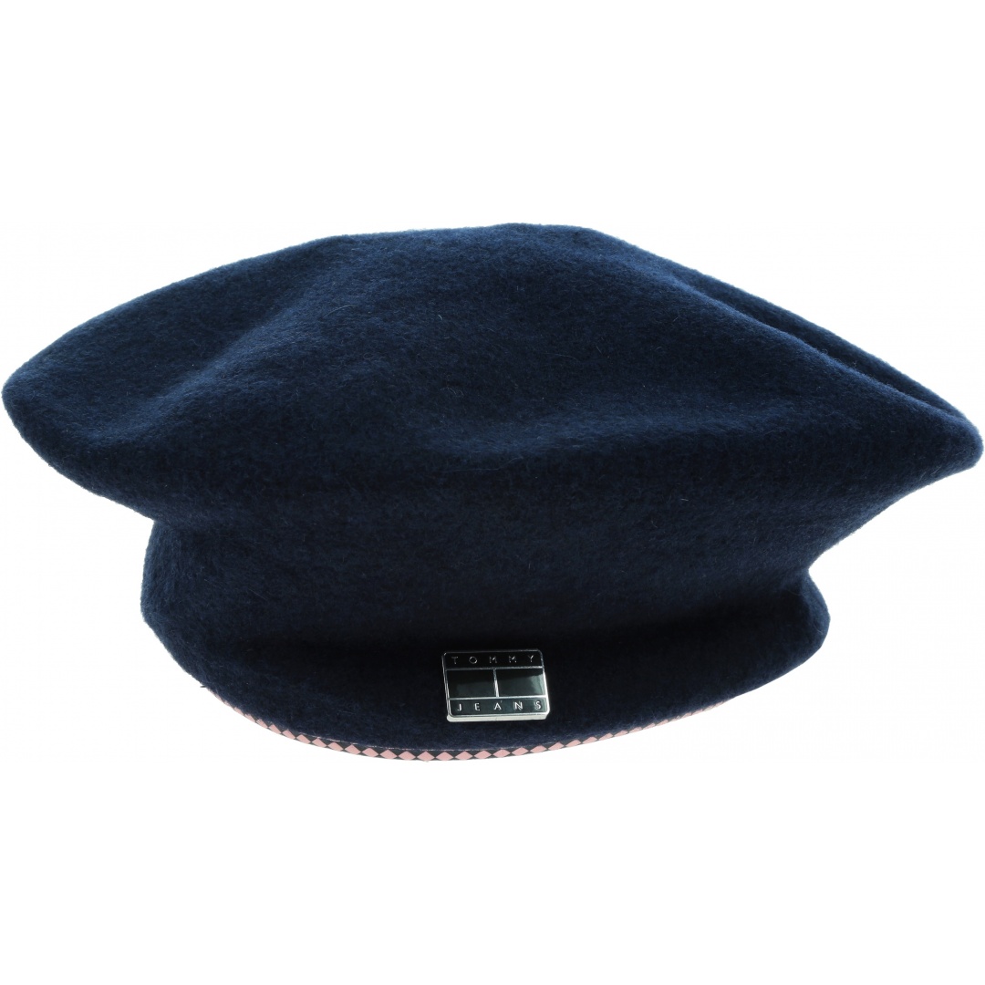 Wełniany Beret TOMMY JEANS Item AW0AW14024 C87
