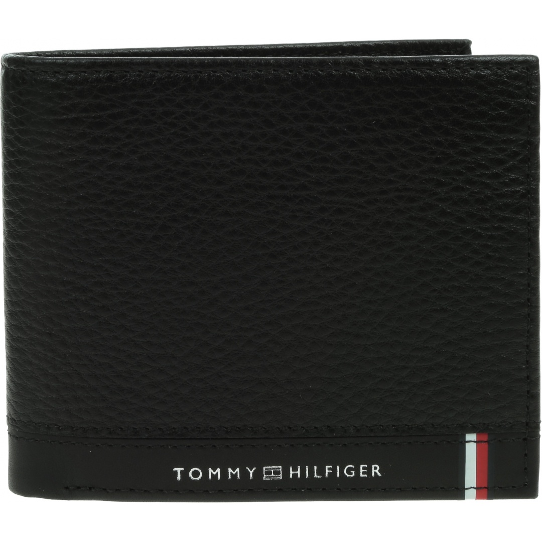 Portfel Męski TOMMY HILFIGER Th Central Cc Flap And Coin AM0AM10233 BDS