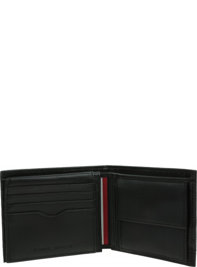 Portfel Męski TOMMY HILFIGER Th Central Cc Flap And Coin AM0AM10233 BDS
