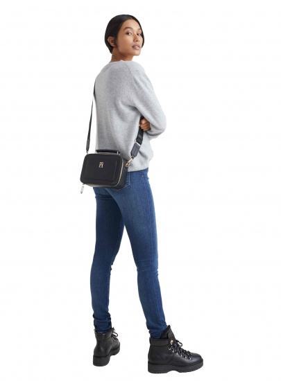 Torebka Listonoszka TOMMY HILFIGER Iconic Tommy Trunk AW0AW13141 BDS