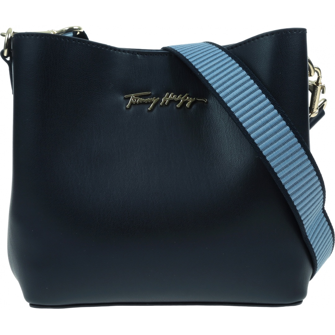 Torebka Listonoszka TOMMY HILFIGER Iconic Tommy Bucket AW0AW12326 C7H
