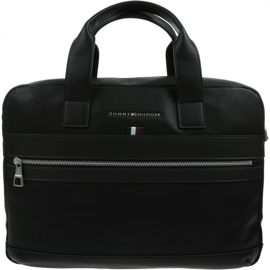 Torba na laptopa TOMMY HILFIGER Th Transit Pu Computer Messenger