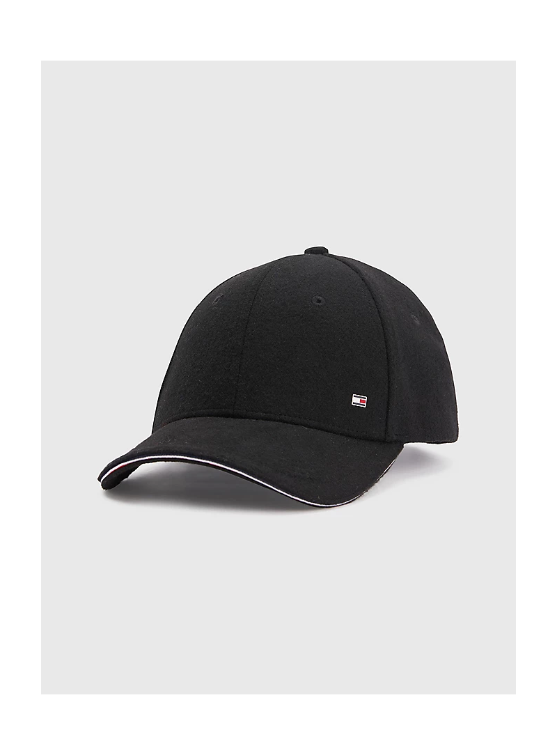 Wełniana Czapka z Daszkiem TOMMY HILFIGER Elevated Corporate Cap Wełniana Czapka z Daszkiem TOMMY HILFIGER Elevated Corporate Cap