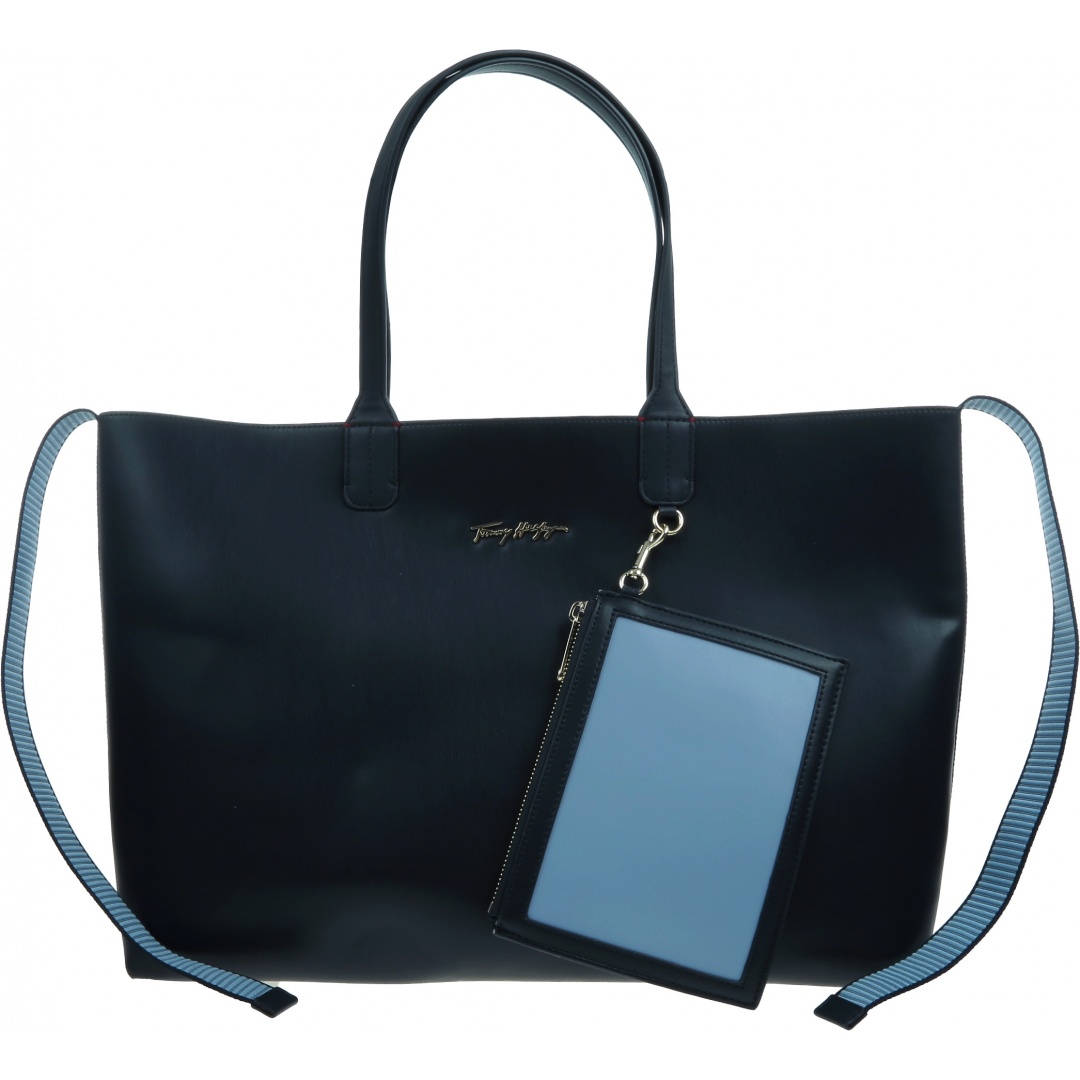 Torebka TOMMY HILFIGER Iconic Tommy Tote AW0AW12017 C7H