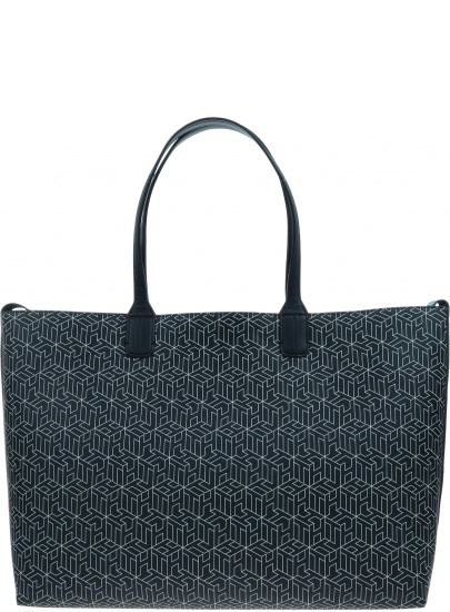 Torebka TOMMY HILFIGER Iconic Tommy Tote Monogram AW0AW12321 C7H