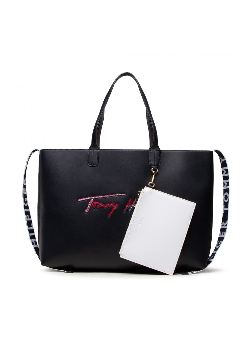 TOMMY HILFIGER Iconic Tommy Tote Signature AW0AW11324 DW5