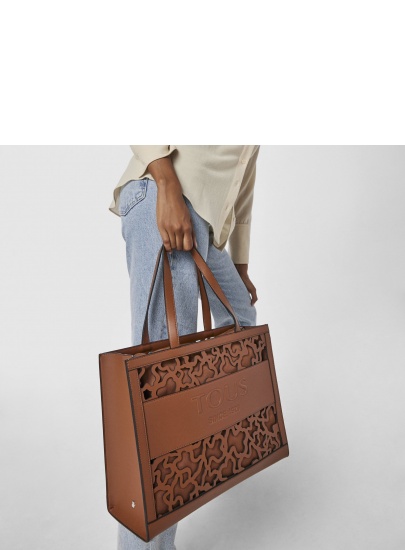 Torebka TOUS 2001660643 Shopping XL Amaya K Shock Brown