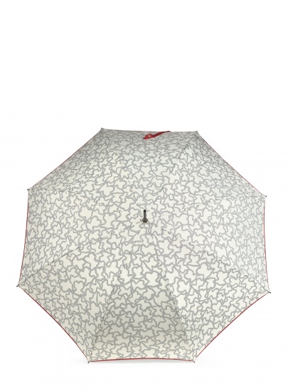Długi Parasol na Kiju TOUS 2001538201 Paraguas Grande Kaos Icon Sand-Black