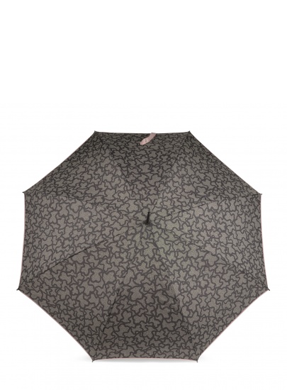 Długi Parasol na Kiju TOUS 2001538213 Paraguas Grande Kaos Icon Nude-Jeans