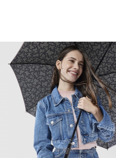 Długi Parasol na Kiju TOUS 2001538213 Paraguas Grande Kaos Icon Nude-Jeans