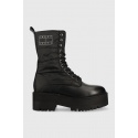 Glany Botki TOMMY JEANS Flatform Padded Boot EN0EN02006 BDS