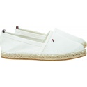 Espadryle TOMMY HILFIGER Basic Tommy Flat Espadrille FW0FW06497 YBI