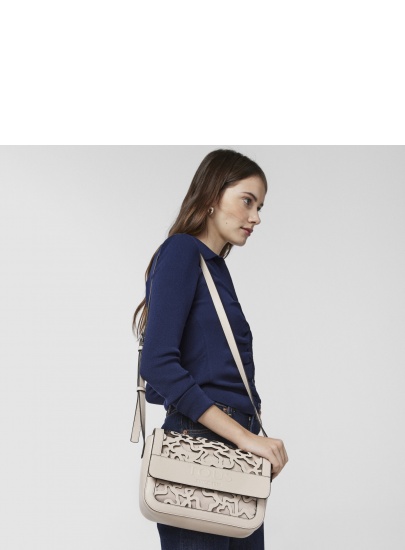 Torebka Listonoszka TOUS 2001715601 Banderola Amaya K.Shock Beige