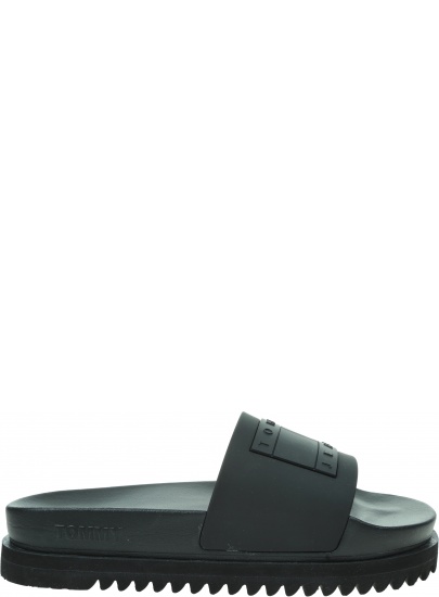 Klapki Damskie TOMMY JEANS Elev Flatform Pool Slide EN0EN02110 0GJ