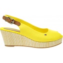 Espadryle Damskie TOMMY HILFIGER Iconic Elba Sling Back Wedge FW0FW04788