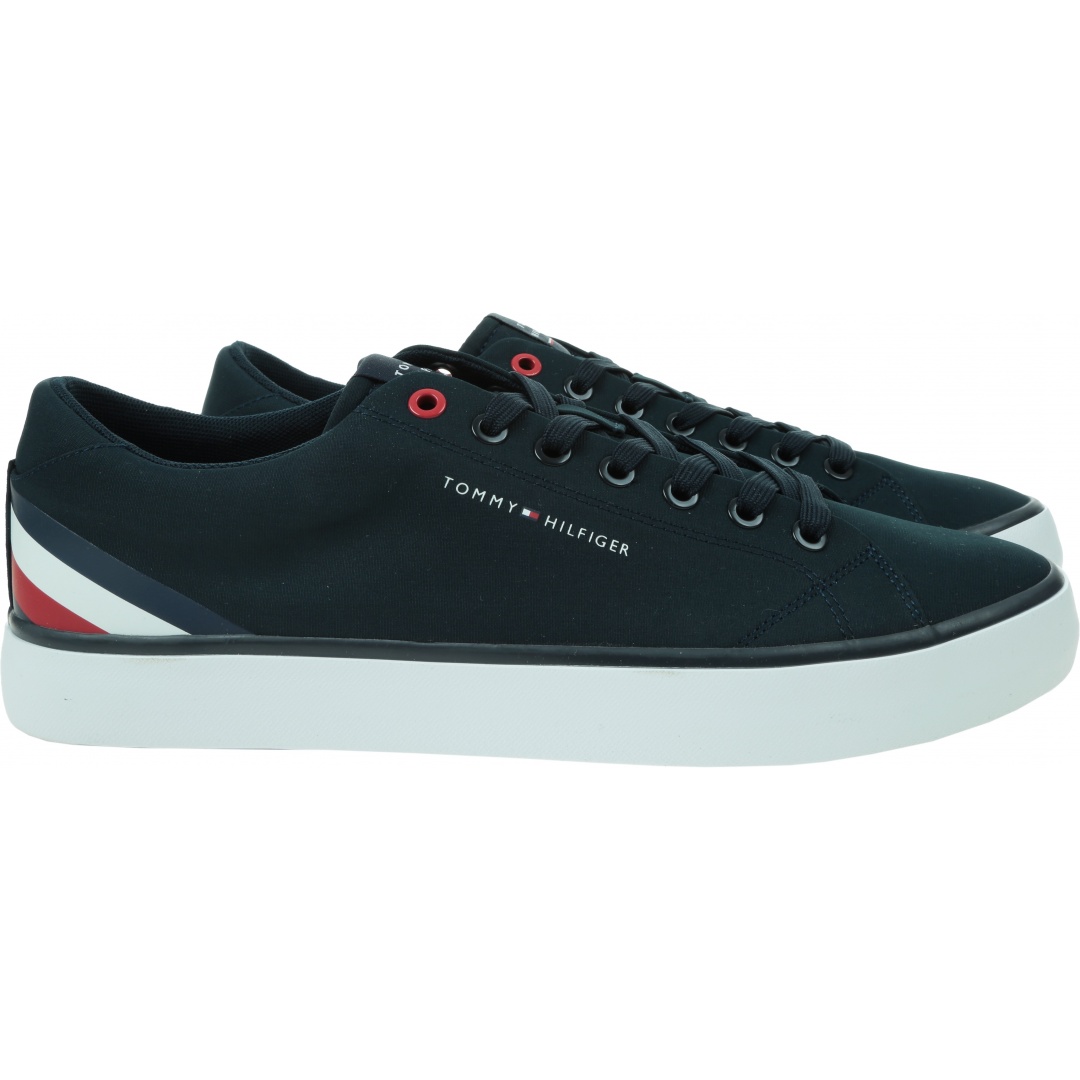 Trampki TOMMY HILFIGER TH Hi Vulc Core Low Stripes FM0FM04735 DW5