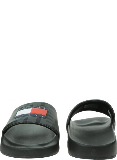 Klapki Męskie TOMMY JEANS Pool Slide Print EM0EM01146 BDS