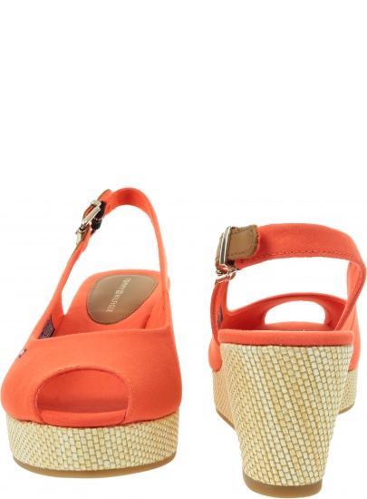 Espadryle Damskie TOMMY HILFIGER Iconic Elba Sling Back Wedge FW0FW04788