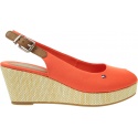 Espadryle Damskie TOMMY HILFIGER Iconic Elba Sling Back Wedge FW0FW04788