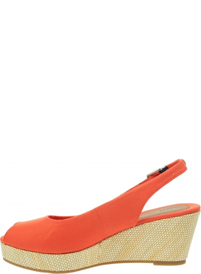 Espadryle Damskie TOMMY HILFIGER Iconic Elba Sling Back Wedge FW0FW04788