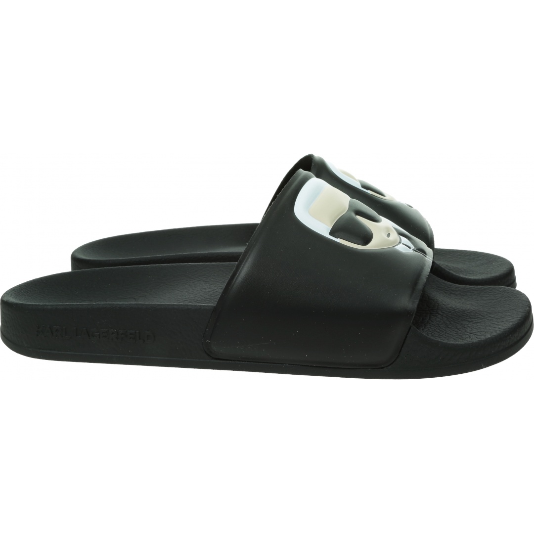 Klapki KARL LAGERFELD Kondo II Ikonic Slide KL80905 V00