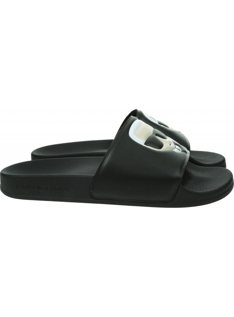 Klapki KARL LAGERFELD Kondo II Ikonic Slide KL80905 V00