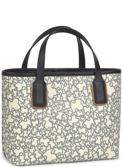 Torebka TOUS 2000898346 Capazo S. K Mini Beige-Black