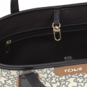Torebka TOUS 2000898346 Capazo S. K Mini Beige-Black