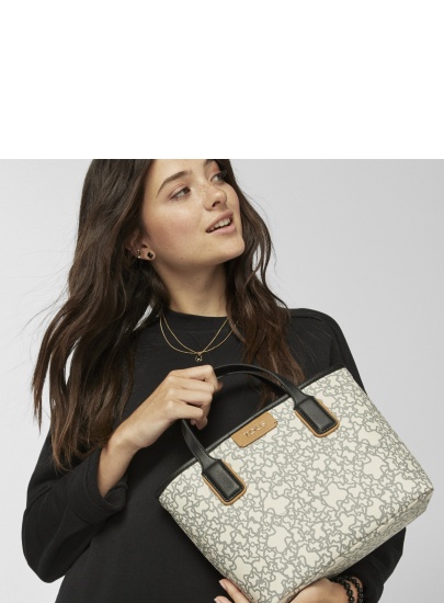 Torebka TOUS 2000898346 Capazo S. K Mini Beige-Black
